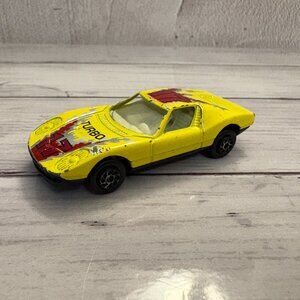 Yatming Lamborghini Miura No. 817 -#17 “Turbo” Diecast 1/64 Yellow (SKU: 216TO)
